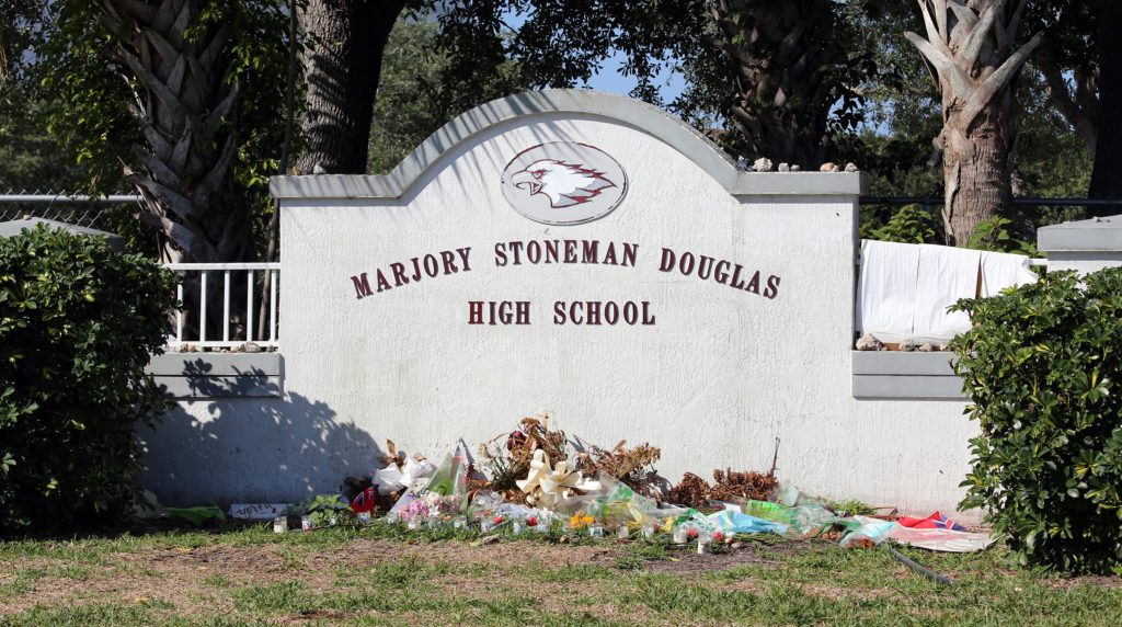 Marjory Stoneman Douglas High School in Parkland Florida The